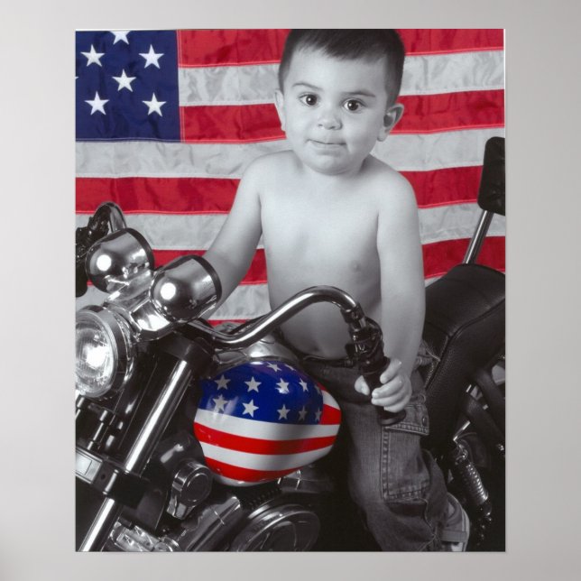 maxonbikewith-flagga poster (Framsidan)