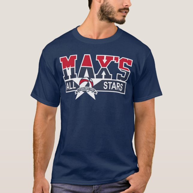 Max's All Stars DT92 T-Shirt (Framsida)