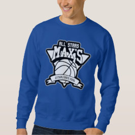 Max's All Stars Logotyp Sweatshirt (blå)