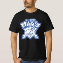 Max's All Stars Logotyp T-Shirt (svart)