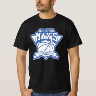 Max's All Stars Logotyp T-Shirt (svart)