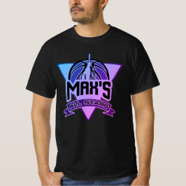Max's All Stars Midnight Gradient New Logotyp T-Sh T Shirt