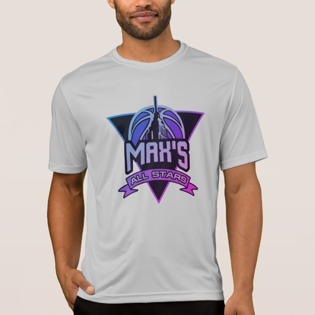 Max's All Stars New Logotyp Gradient Shirt 2 T (Framsida)