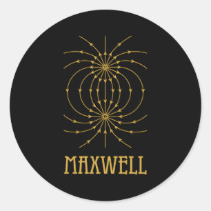 Maxwell ekvation Electroic Wave Physicist Runt Klistermärke