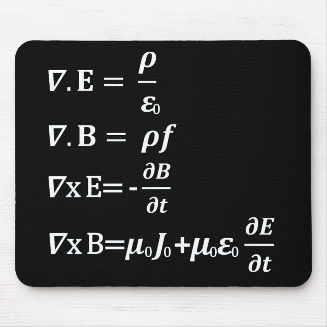 maxwell fysics equation musmatta (Framsidan)