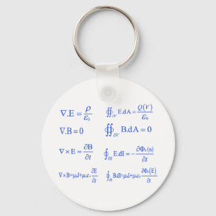 maxwell fysics equation nyckelring