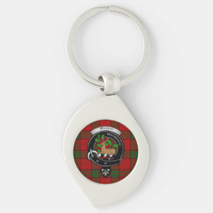 Maxwell Klan Badge Silver Metall Nyckelring 