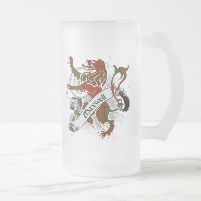 Maxwell Tartan Lejon Frostat Ölglas (Höger)
