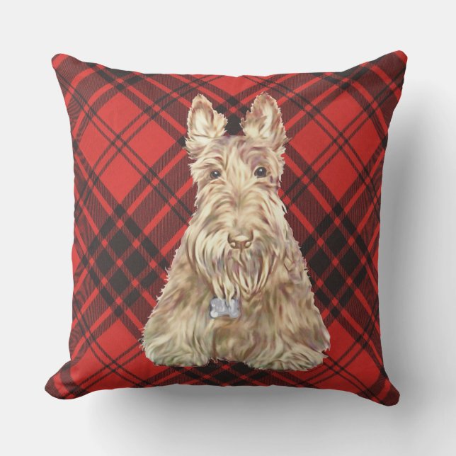 Maxwell Tartan Scottie Kudde (Framsida)