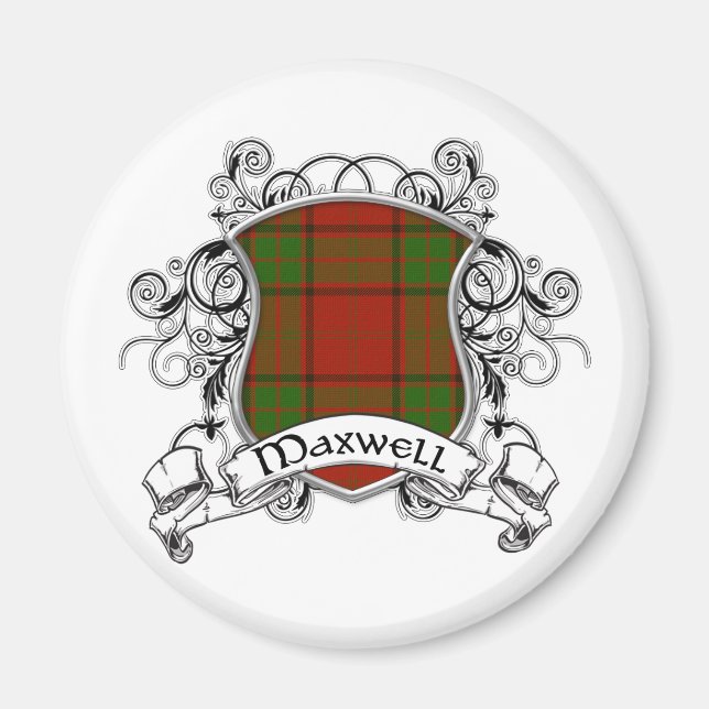 Maxwell Tartan Shield Magnet (Framsidan)
