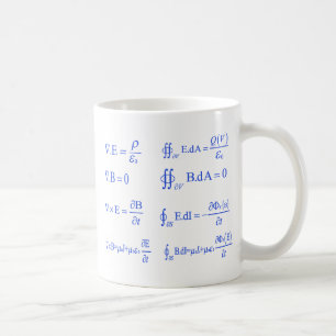 maxwellfysiklikställande kaffemugg