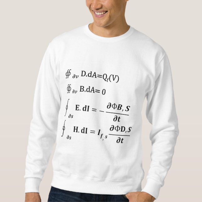 maxwellintegrallikställande sweatshirt (Framsida)