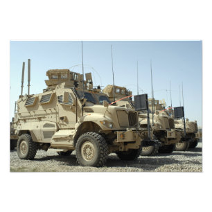 MaxxPro Mine Resistant Ambush Protected fordon Fototryck