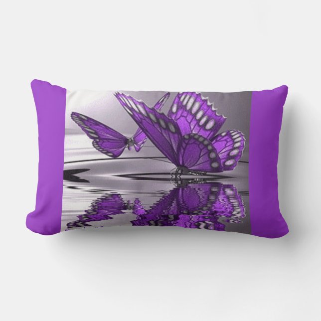 May är Lupus Support Awareness Pillows Lumbarkudde (Framsida)
