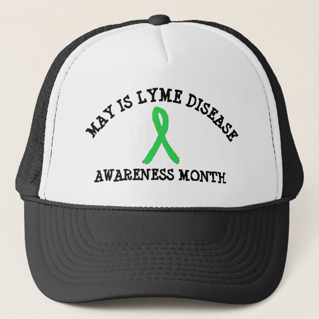 May är Lyme Disease Awareness Month Baseball Cap Keps (Framsida)