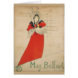 May Belfort av Henri de Toulouse-Lautrec OBS Kort