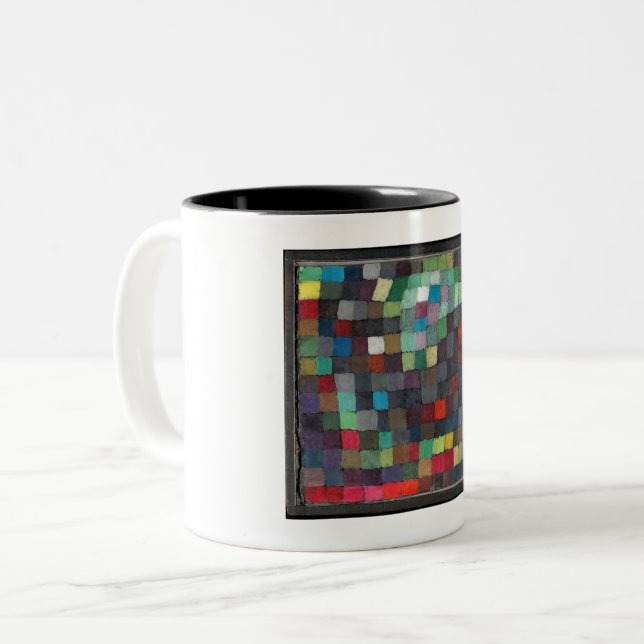 May Bild, av Paul Klee, 1925 Två-Tonad Mugg (Framsida vänster)