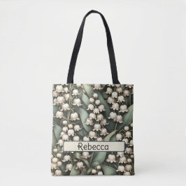 May Birth Flower Personlig Lily of the Valley Tygkasse