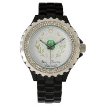 May Birthstone Watch – Elegant Emerald Energy Desi