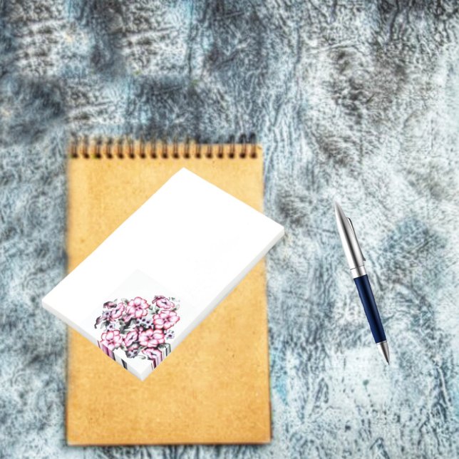 May Bloom-II Post-it Block (You'll never tire of writing notes to your loved ones, with this May Bloom-II design!)