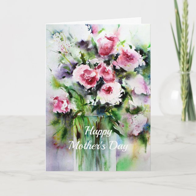 May Blooms Mors dag Card Helgkort (Framsida)