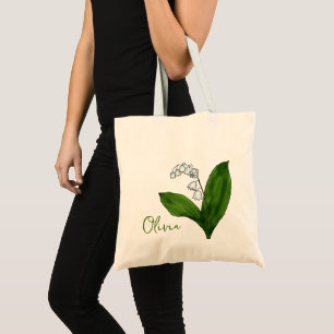 May born Lily of the valley Tote Bag Tygkasse