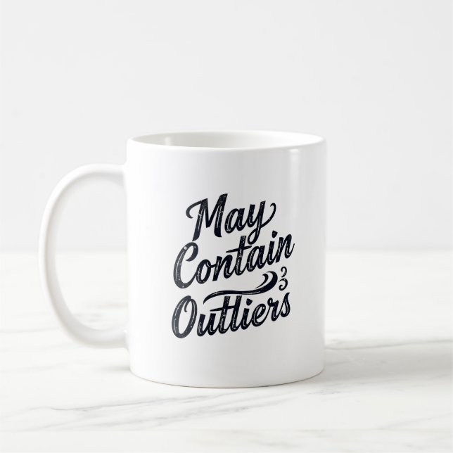 May Contain Outliers Mug Kaffemugg (Vänster)