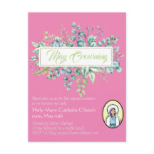 May Crowning Inbjudan Virgin Mary Catholic Inbjuda