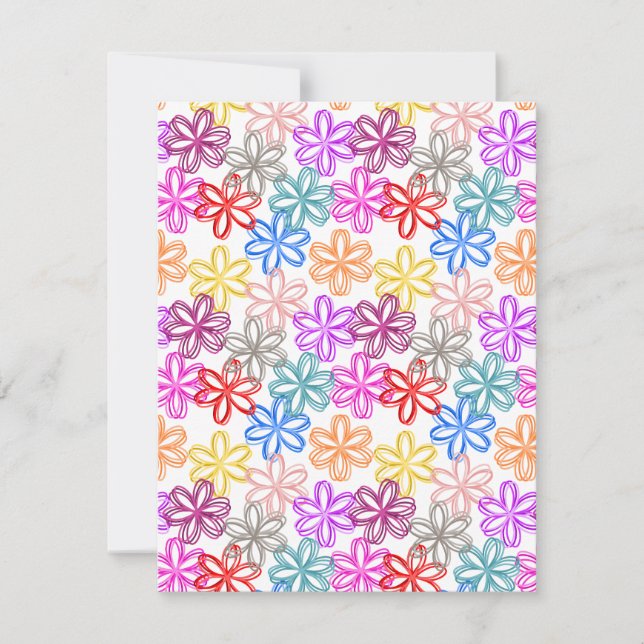 May Flowers Anteckningskort (Framsida)