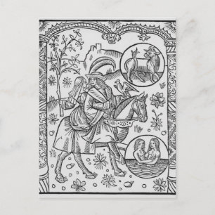 May från Almanach des Bergers 1491 Vykort