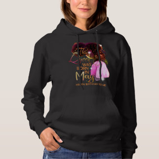 May Girl Birthday Melanin Afro Queen for Black Wo T Shirt