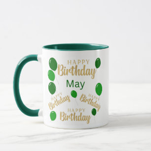May grattis på födelsedagen Mugg