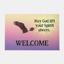 May Gud Eagle Door Mat