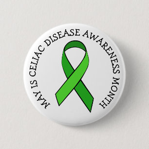 May is Celiac Disease Awareness Month Button Knapp
