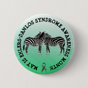 May is Ehlers-Danlos syndrome Month Button Knapp