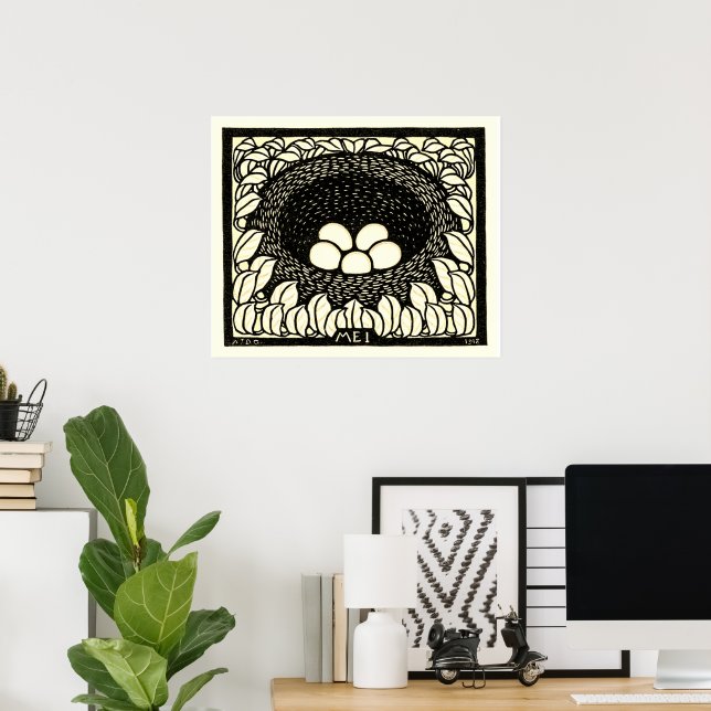 May - Julie de Graag Poster (Hemmakontoret)