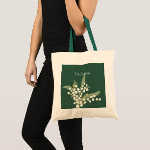 May Lily of the Valley Blommigt Bouquet Custom Nam Tygkasse