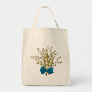 May Lily of the Valley Blommigt Bouquet Tygkasse