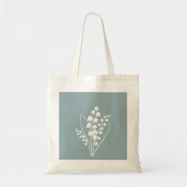 May Lily of the Valley Blommigt Bouquet Tygkasse