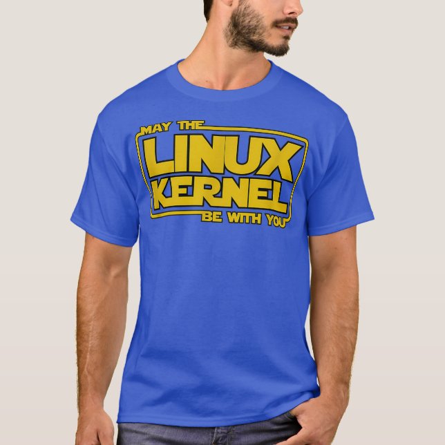 May Linu Kernel programmer devops python java T Shirt (Framsida)