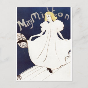 May Milton 1895 Henri de Toulouse-Lautrec Vykort