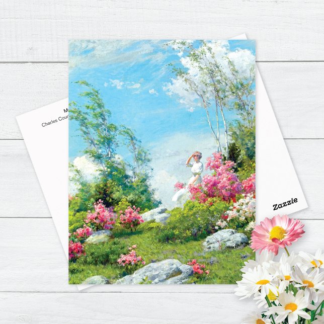 May morse Ligcape Charles Courtney Curran Vykort (Skapare uppladdad)