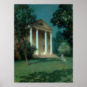 May Natt, 1906 av Willard Leroy Metcalf Poster