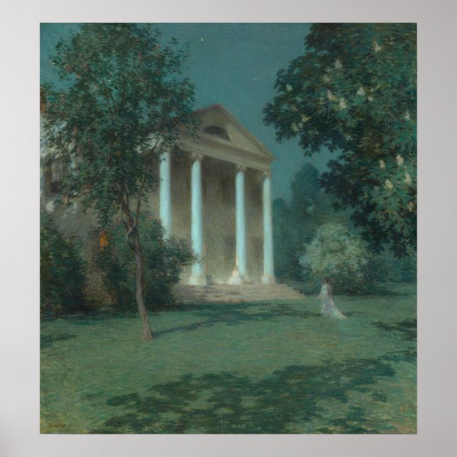 May Night - Willard Leroy Metcalf Fine Art Poster (Framsidan)