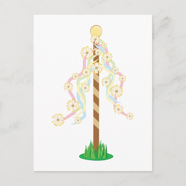 May Pole Vykort (Framsida)