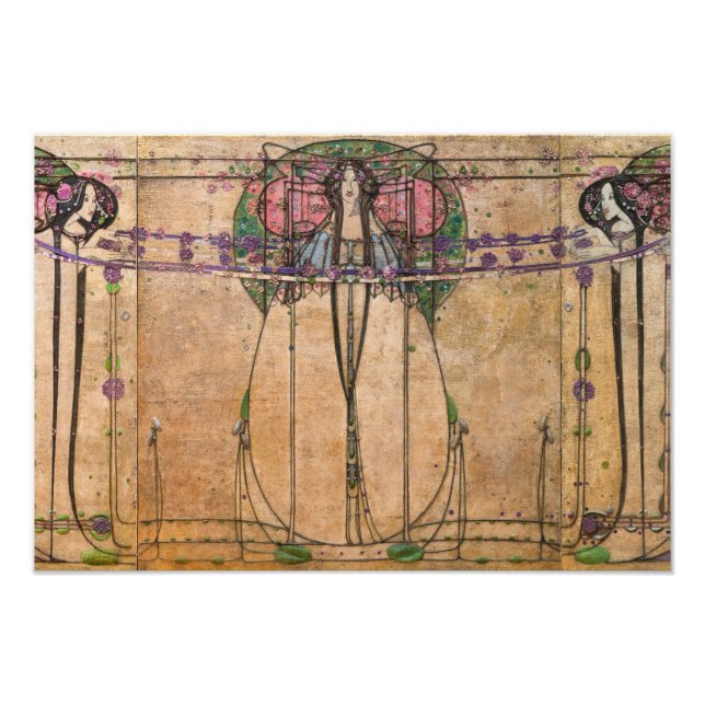May Queen av Margaret Macdonald Mackintosh Fototryck (Framsidan)
