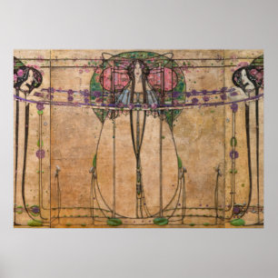 May Queen av Margaret Macdonald Mackintosh Poster