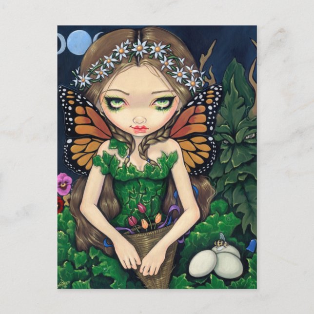 "May Queen" vykort (Framsida)