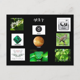 May Taurus Postcard Vykort