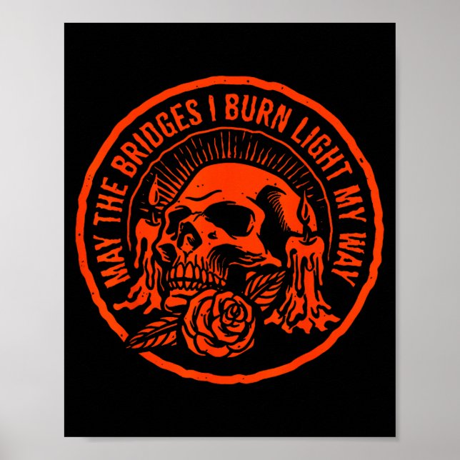 May The Bridges I Burn Light My Way  Poster (Framsidan)